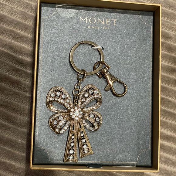 Monet keychain jeweled new in box JCPenny brand - Picture 1 of 4